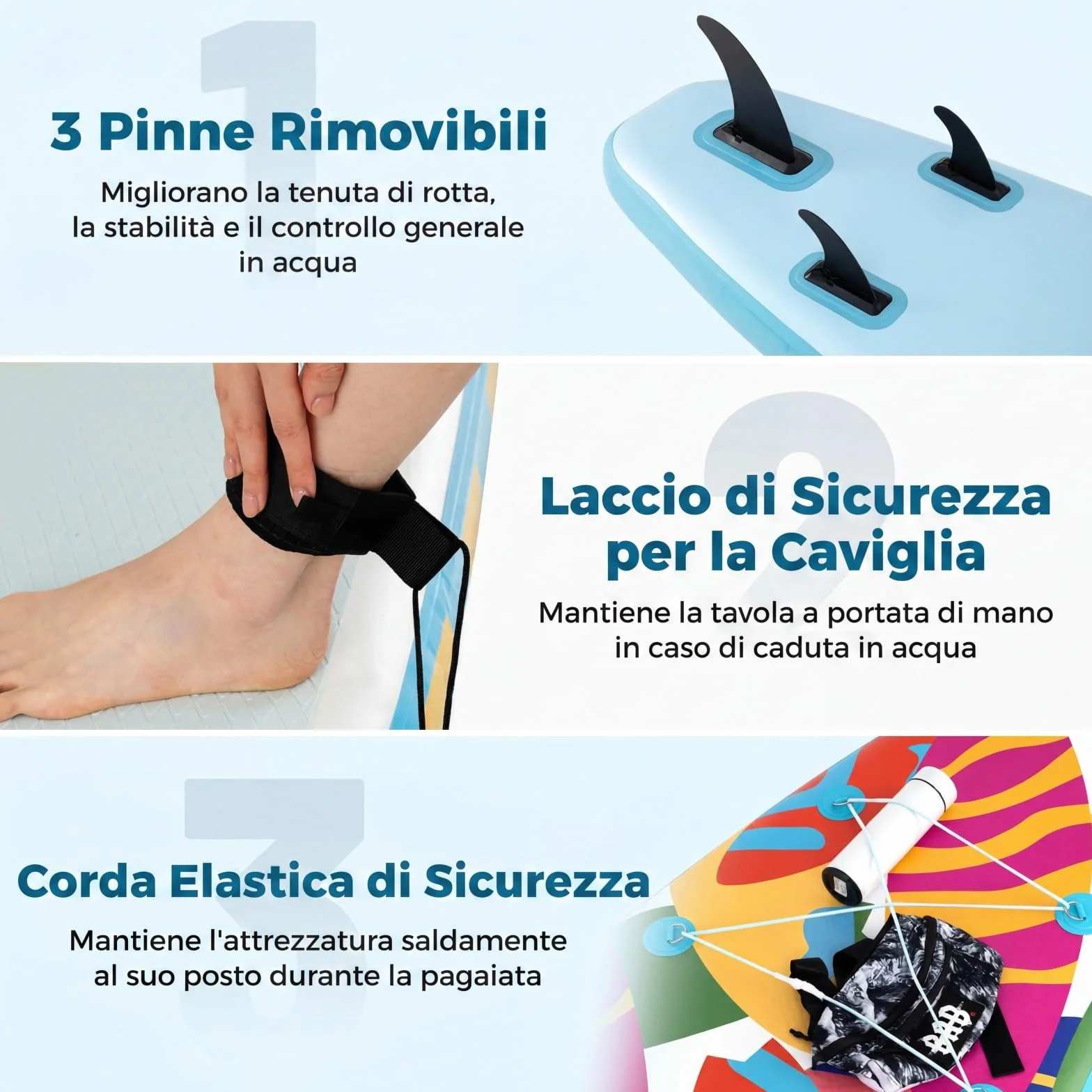 COSTWAY SUP Stand up Paddle Tavola Gonfiabile 336x77x16 cm Portata 160 kg con Pompa Pagaia Alluminio Guinzaglio Borsa