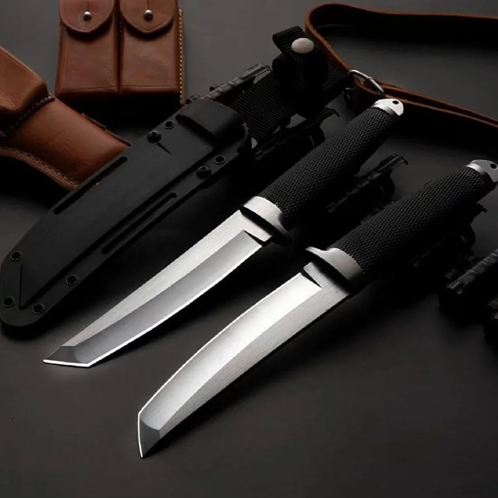 Generico TEERMA TR1 Forgiatura integrata fixed blade Coltello multiuso, Utilizzato principalmente per campeggio, caccia, pesca, esplorazione della giungla, escursionismo