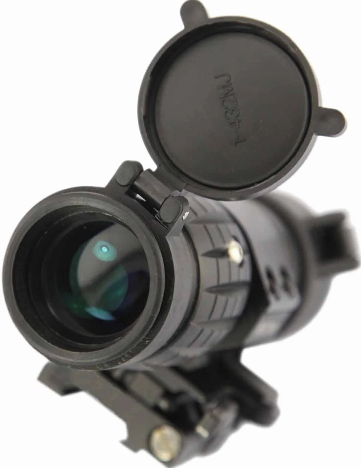3X Magnifier Scope Sight Flip to Side compatibile con 20mm Picatinny Weaver Rail