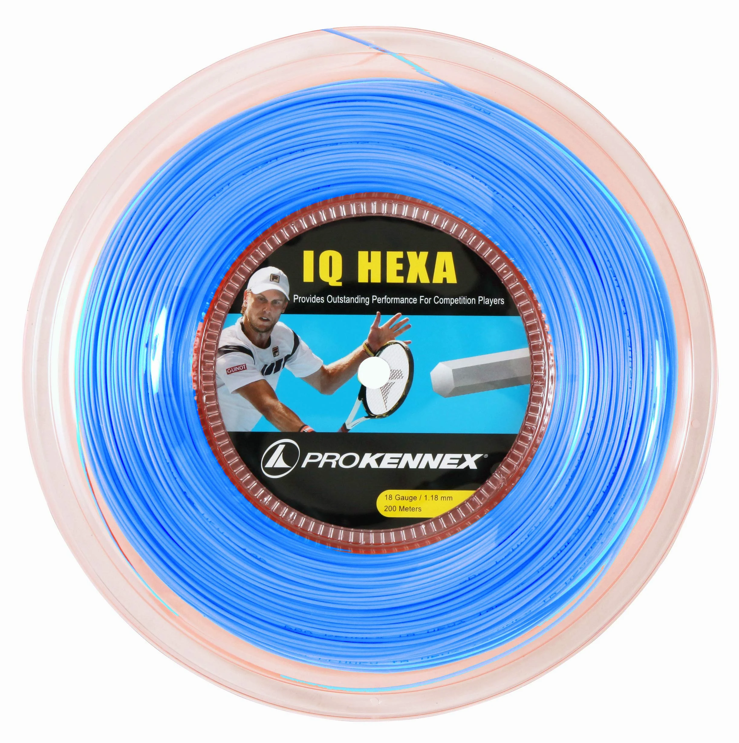 PROKENNEX IQ Hexa 1.23 Mat.200Mt. Tennis Rotolo di Corde