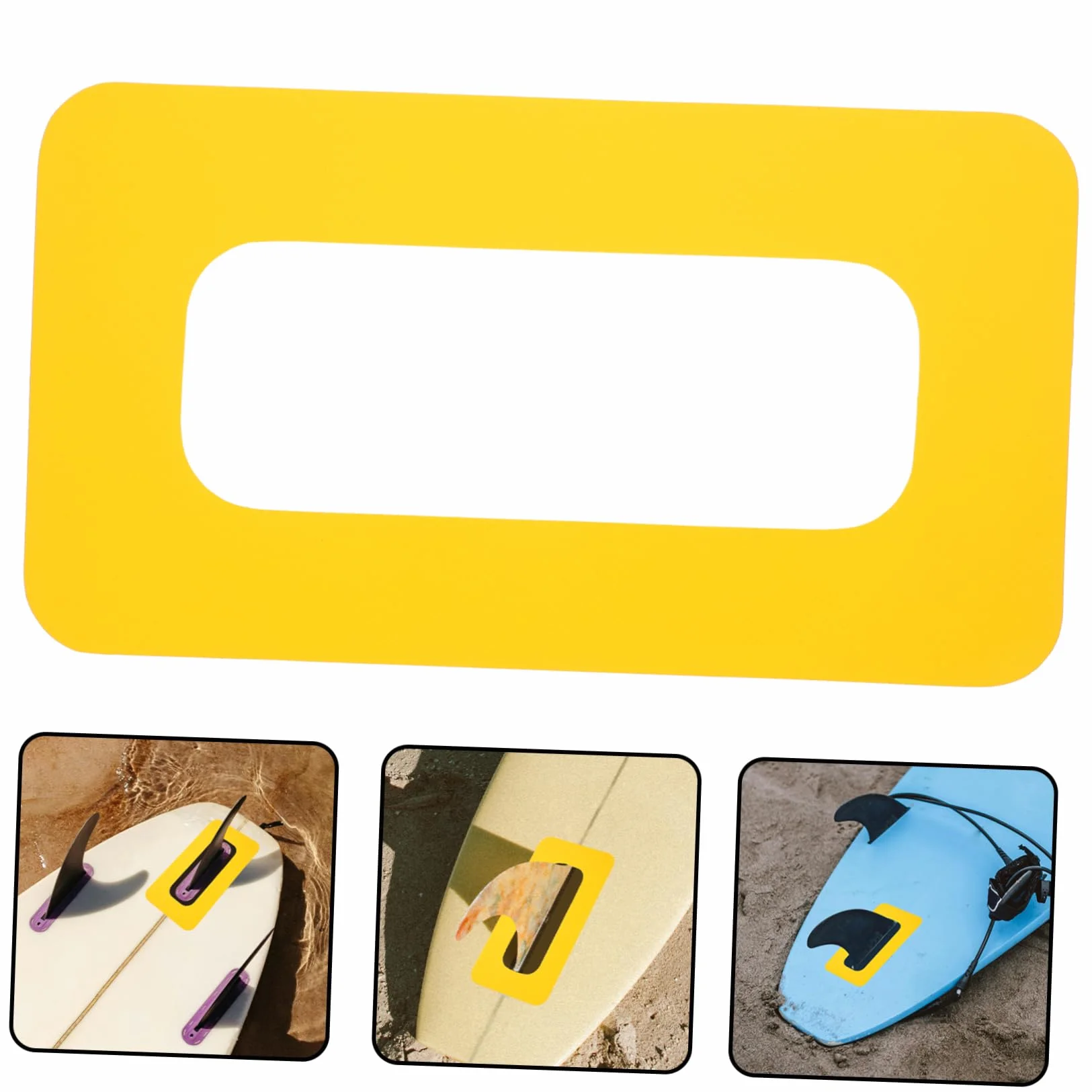 BESPORTBLE Zestaw naprawczy do deski surfingowej PVC Yellow