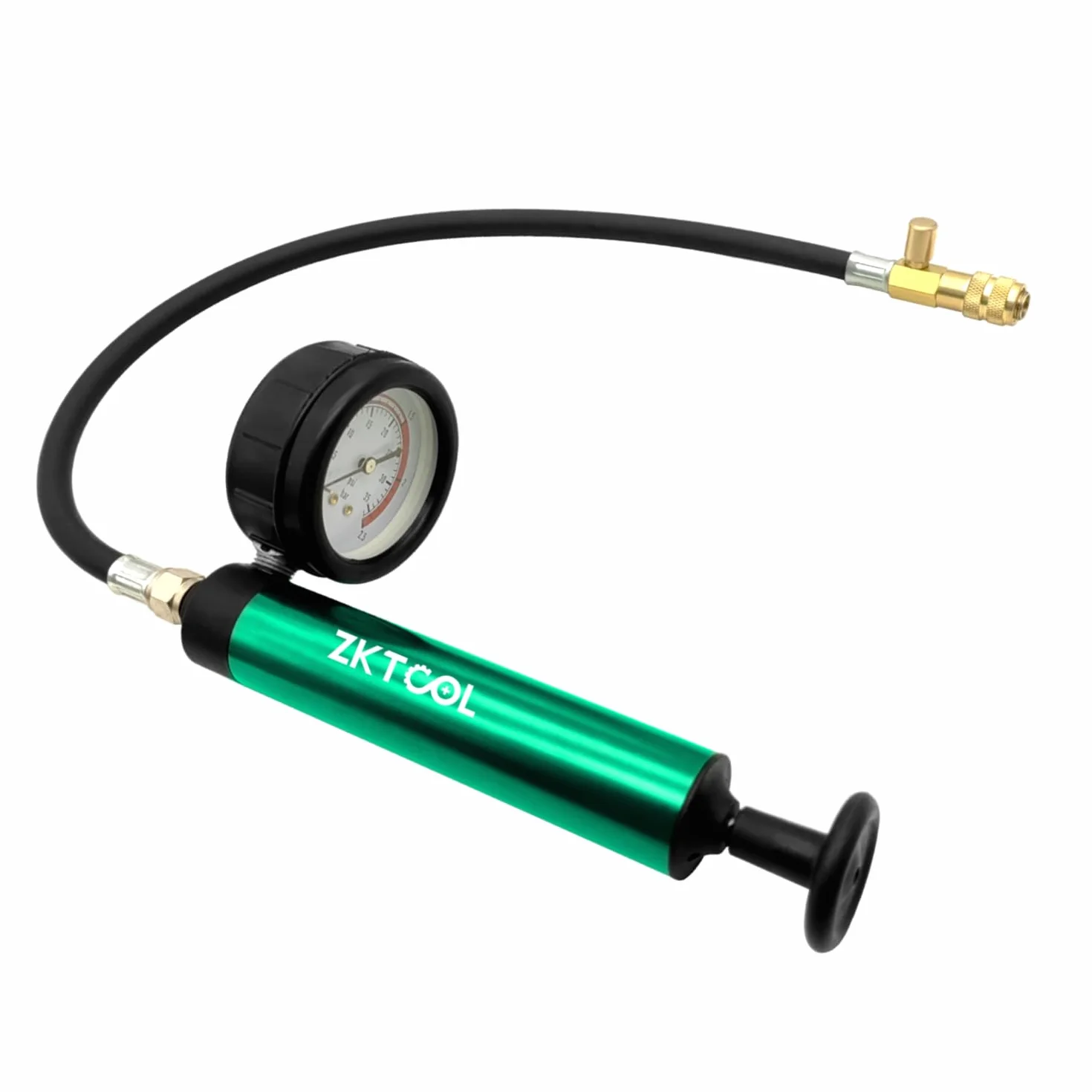 ZKTOOL Kit di prova della pressione del serbatoio del radiatore del motore, set di prova delle perdite del serbatoio dell'acqua, rilevatore di perdite di liquido refrigerante, strumento di riempimento