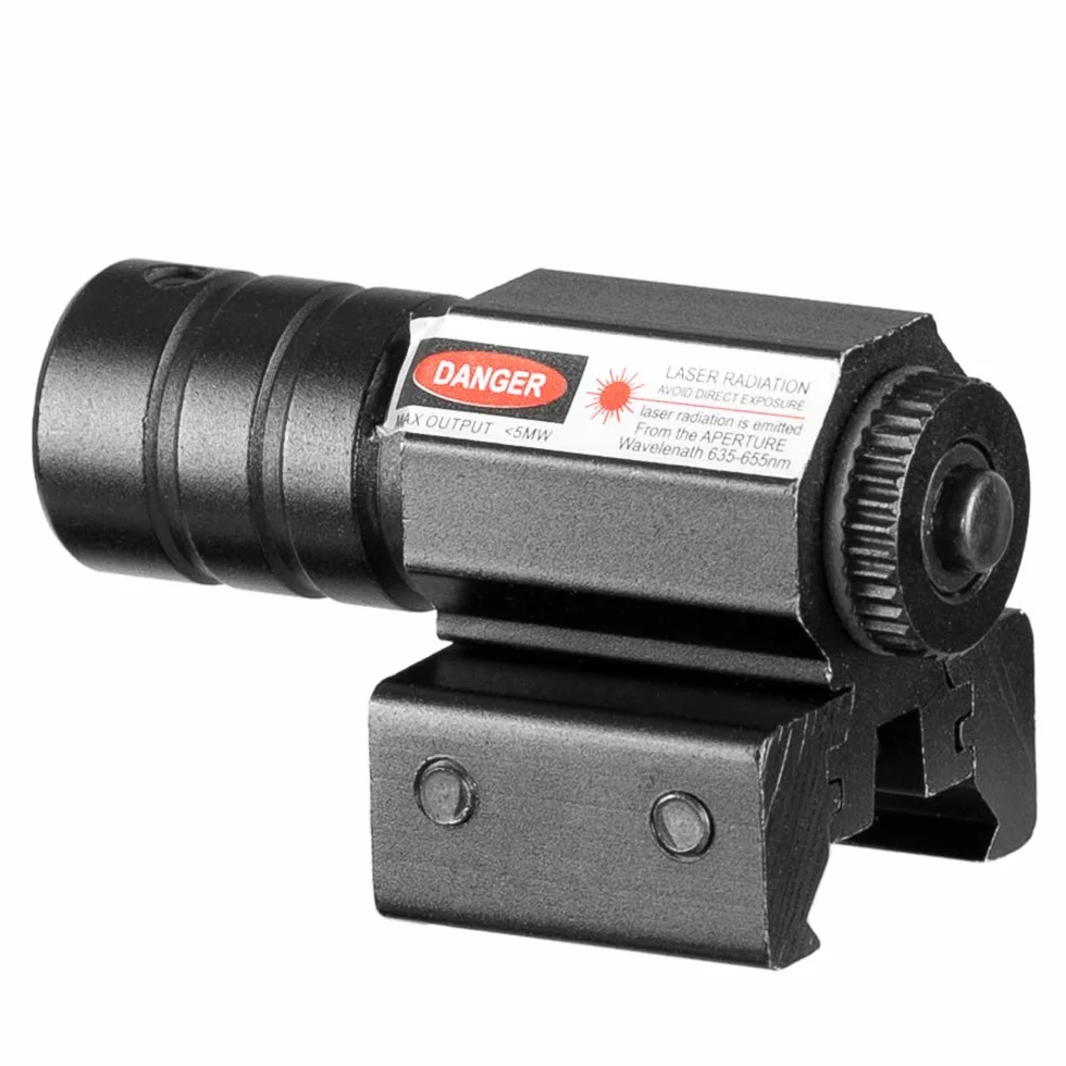 ACEXIER Gamma 50-100m Pistola mirino laser a punto rosso 635-655nm Picatinny 11mm 20mm