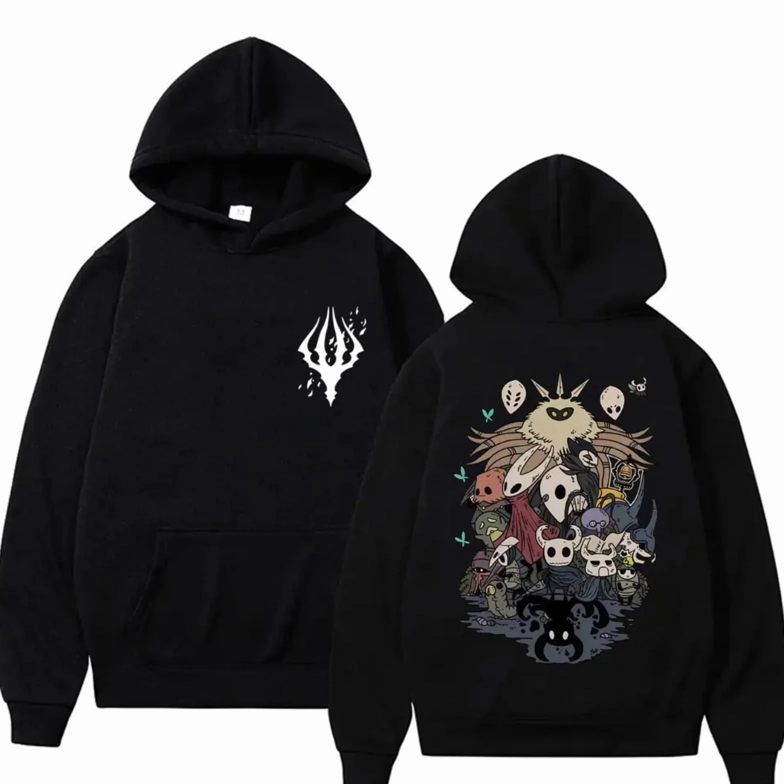 Knight Hooded Sweatshirt Men's Casual Hoodie Long Sleeve with Pocket Streetwear