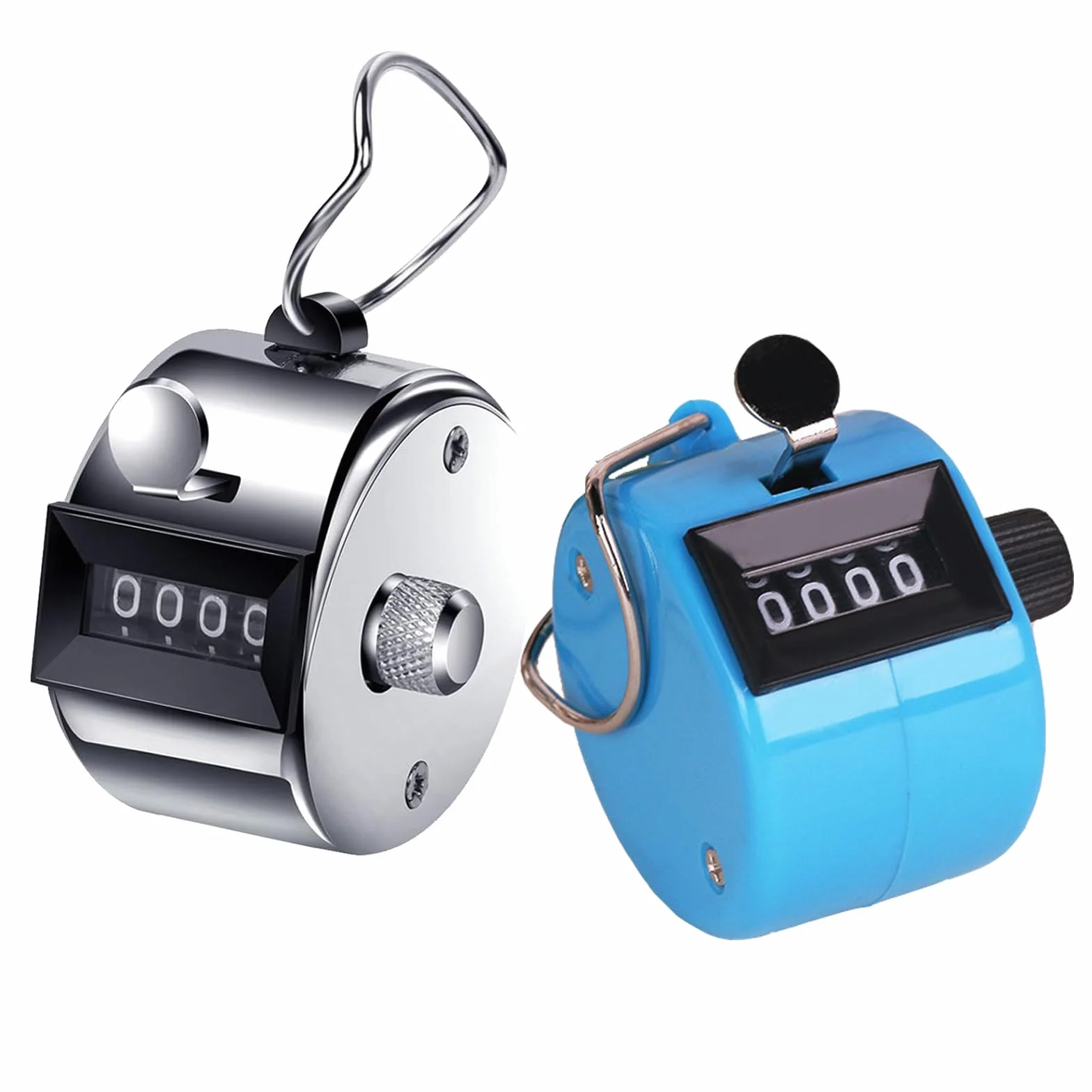 Contatore Conta Persone Manuale in Metallo Portatile per Corsa Golf Baseball