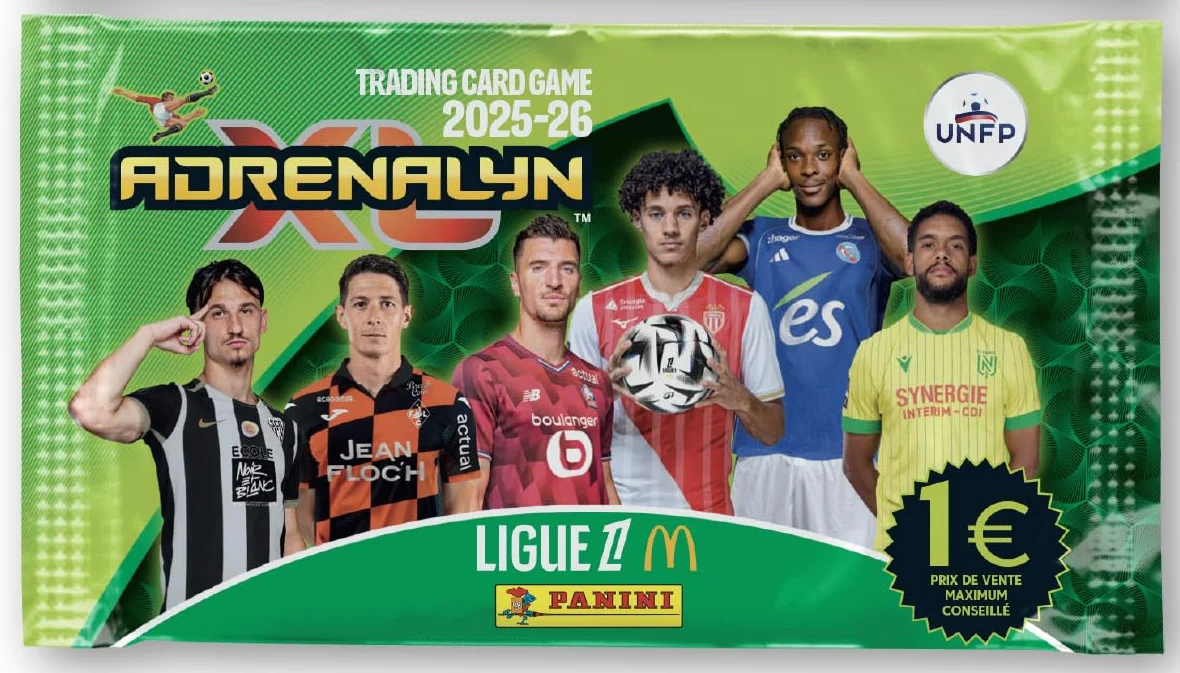 Panini ADRENALYN Ligue 1 McDonald's 2025-2026 Trading Cards Game, 50 buste