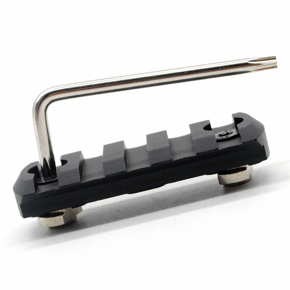 Trirock 5 Slot Picatinny Rail Section for MLOK Handguard