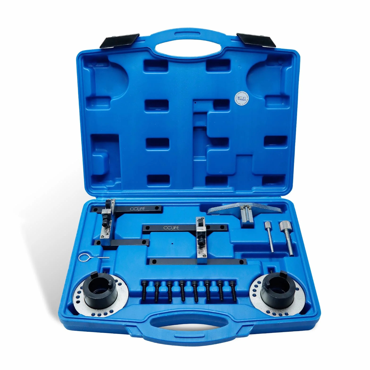 CCLIFE Set attrezzi fasatura motore per Compatibile con Ford 1.0 EcoBoost Kit distribuzione e albero a camme Compatibile con Fiesta, Focus, B-MAX, EcoSport