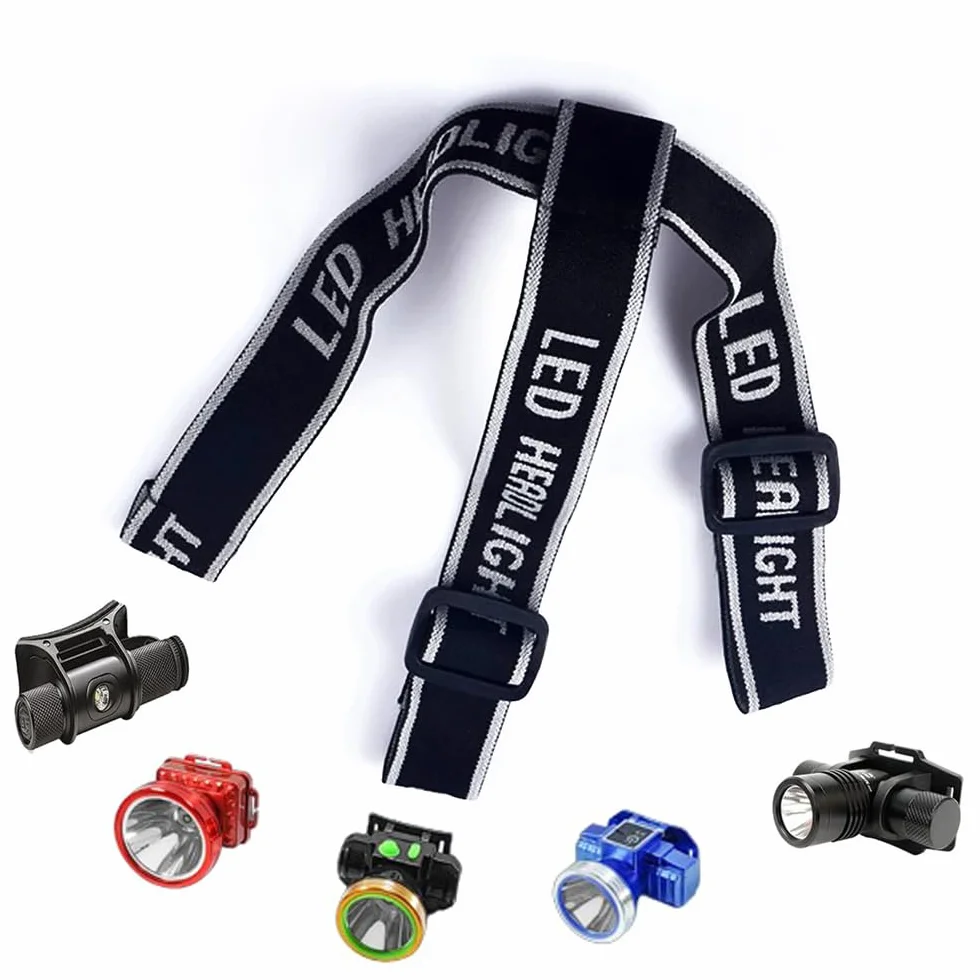 Fascia elastica per fari a LED, cinghie di ricambio per faro, torcia ricaricabile vivavoce, faro anteriore per bici