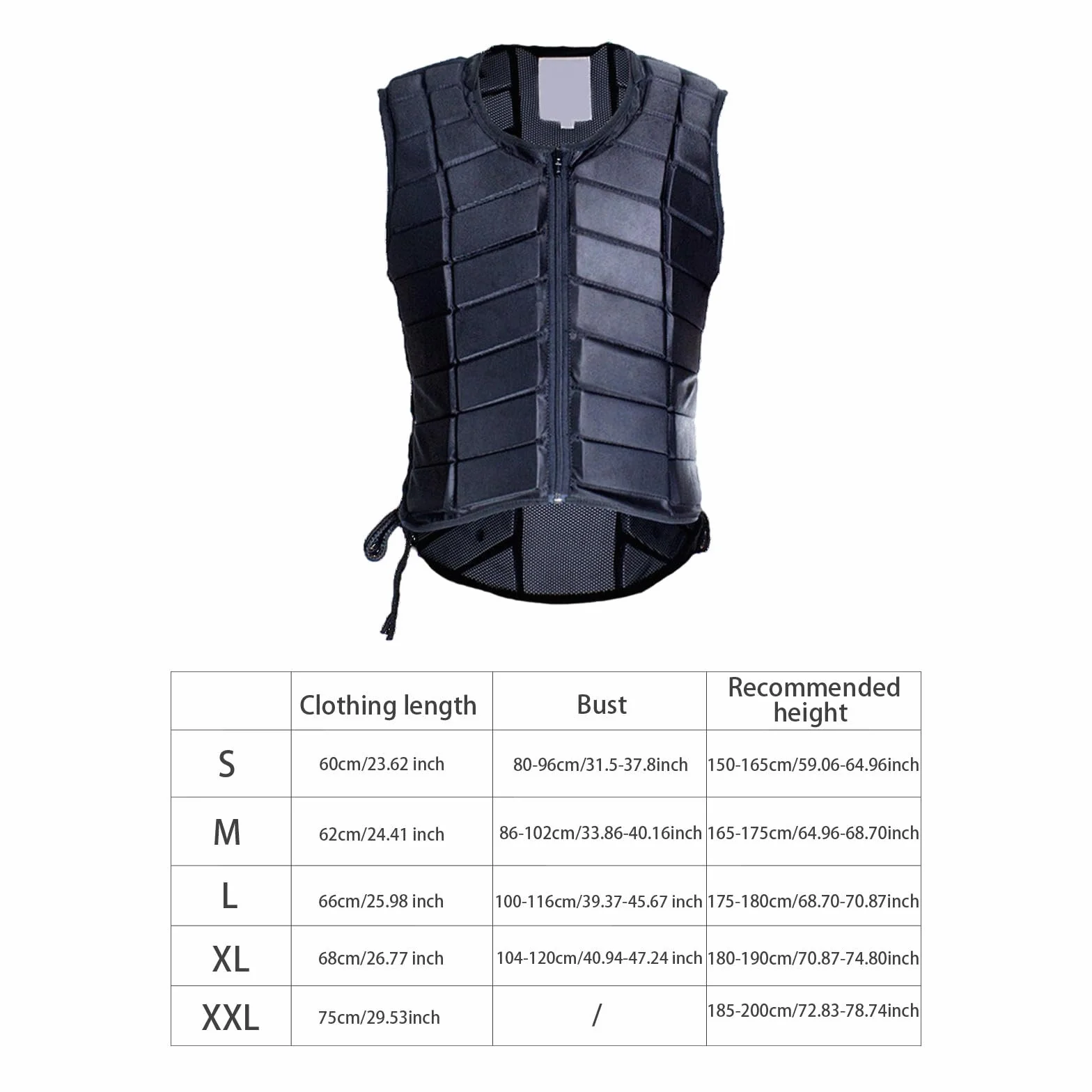 Colcolo Gilet da Equitazione Traspirante, Protezione per Equitazione, Gilet da Equitazione