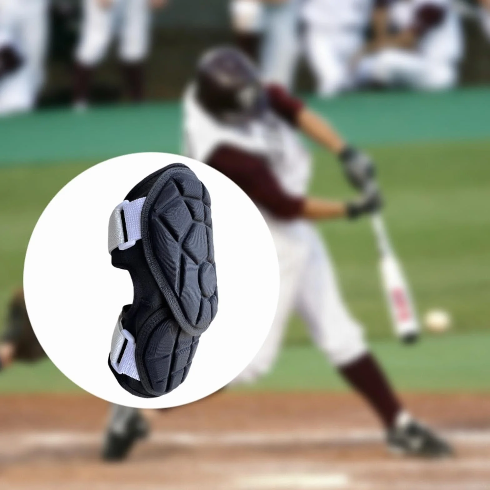 predolo Paragomito da Baseball, Versatile E Confortevole, Paraavambraccio Versatile, Paragomito da Softball, Paraspruzzi da Softball, Sport, Sport per, Nero
