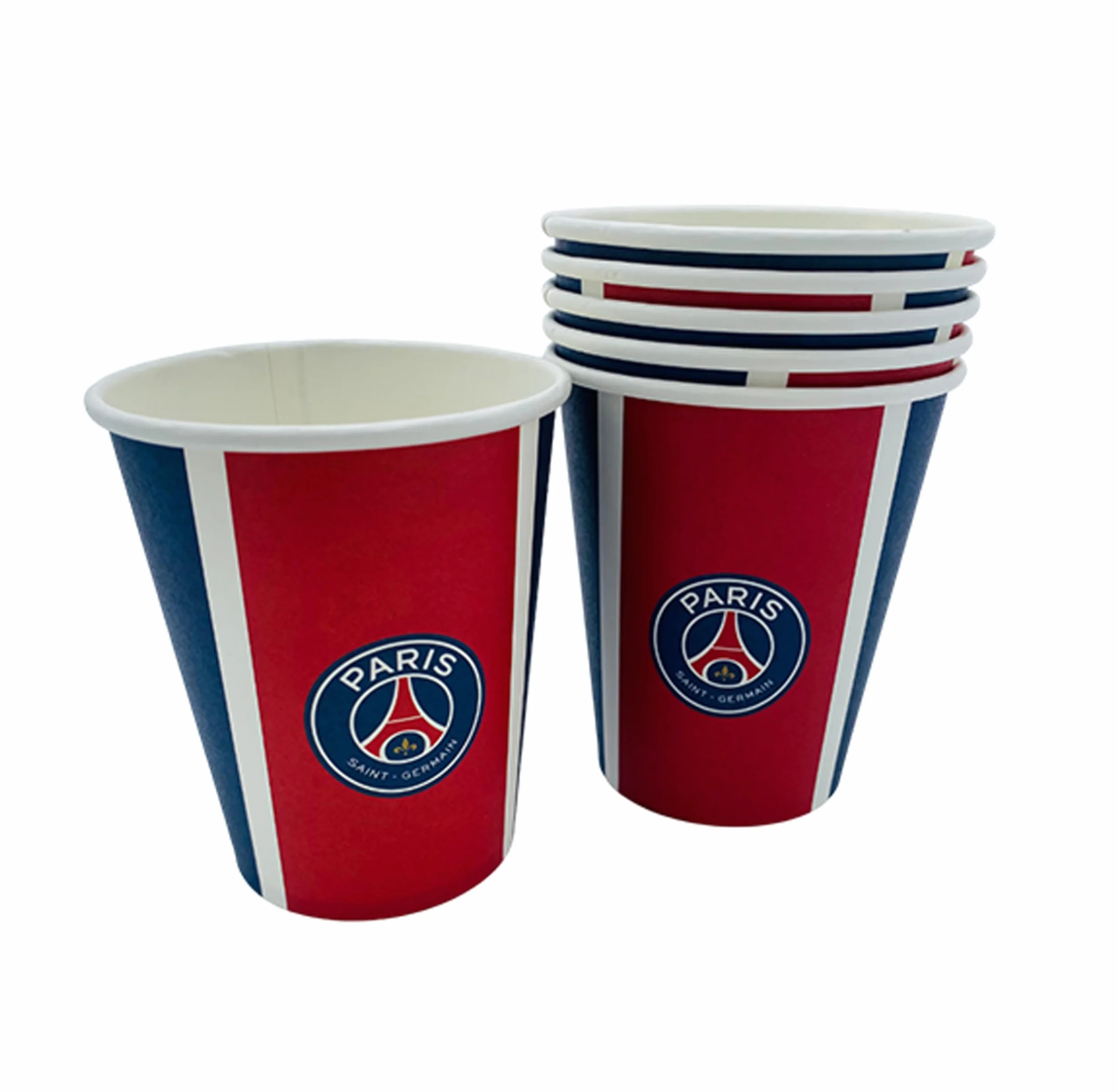 PSG 6 bicchieri monouso 25 cl collezione ufficiale Paris Saint Germain