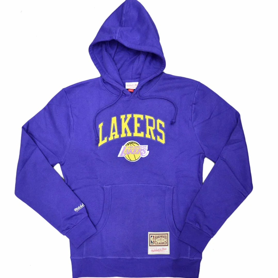 Mitchell & Ness NBA Arch Felpa con cappuccio LA Lakers Viola L