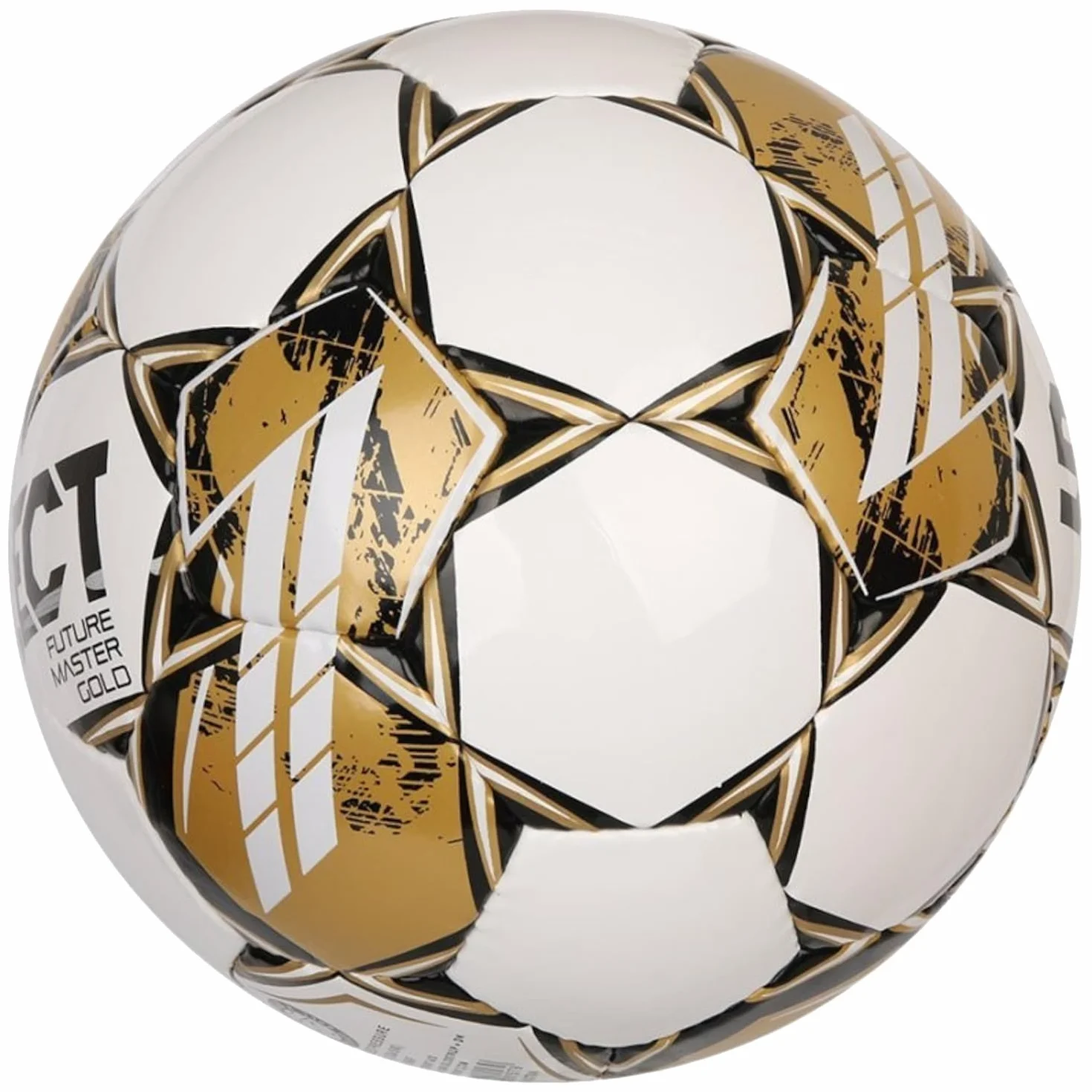 Select Futsal Master Gold FIFA Basic Ball Master WHT-Gold, Unisex Football, Bianco, 4 EU