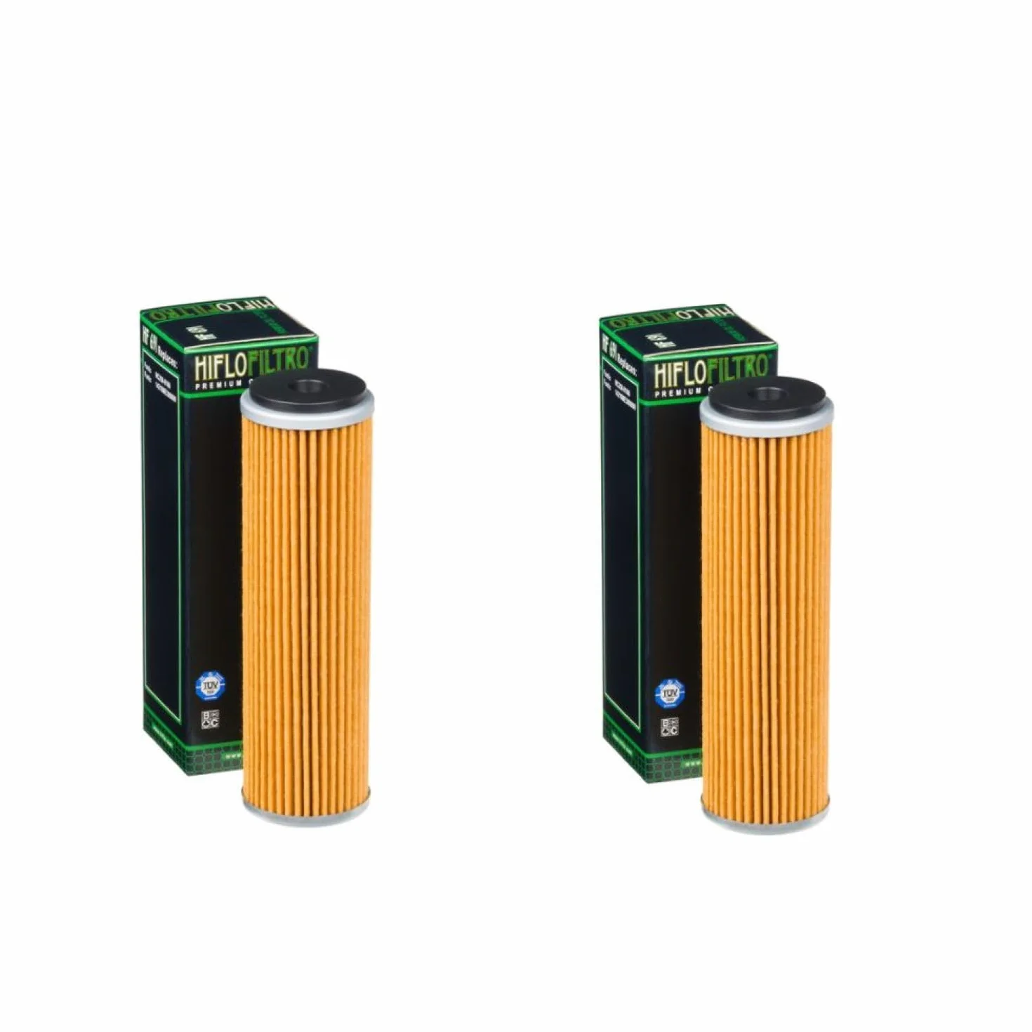 Set di due filtri olio compatibili con MONDIAL 300 HPS ie Hipter CBS 2020 2021