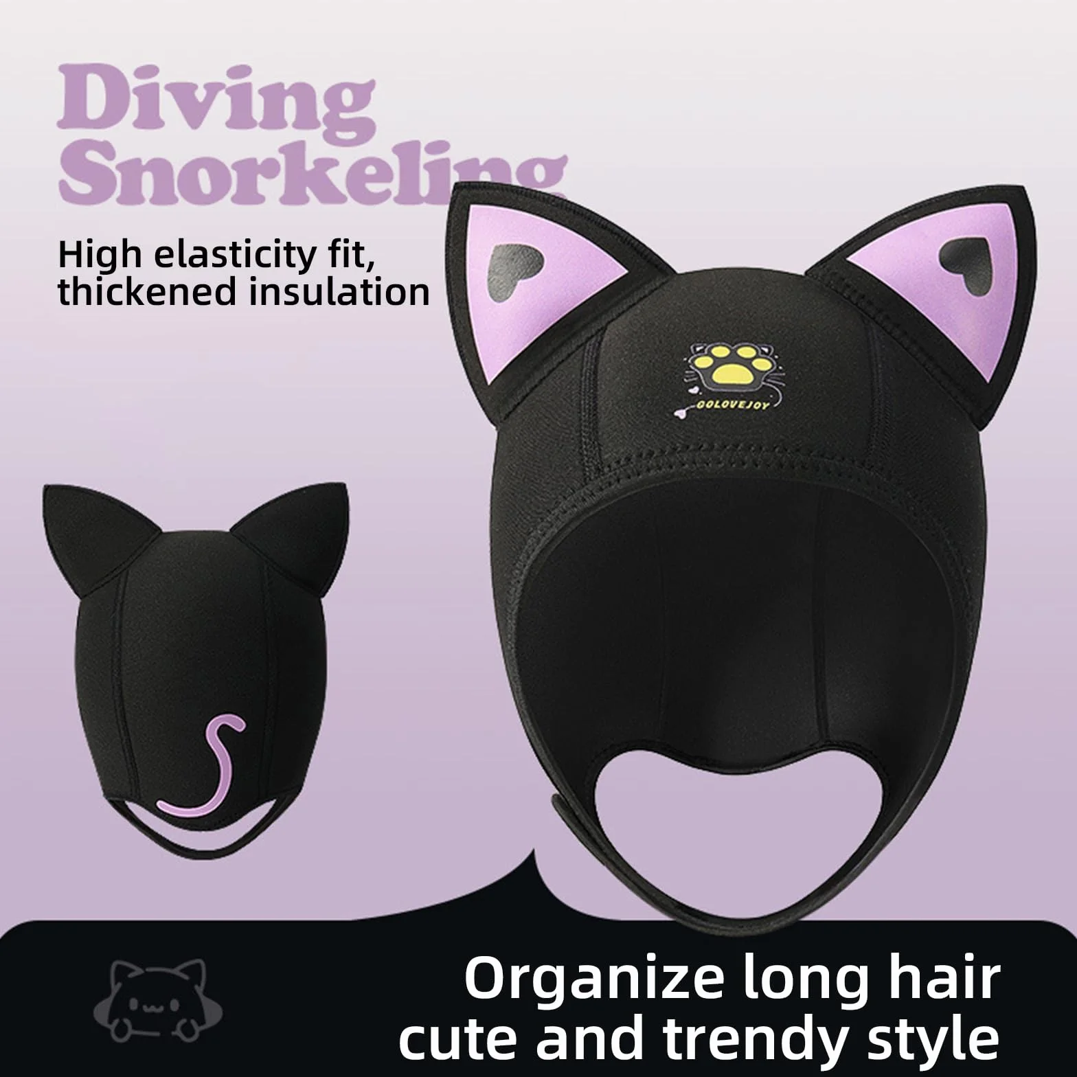 Cappuccio per muta in neoprene da 3 mm per surf, snorkeling, kayak, vela