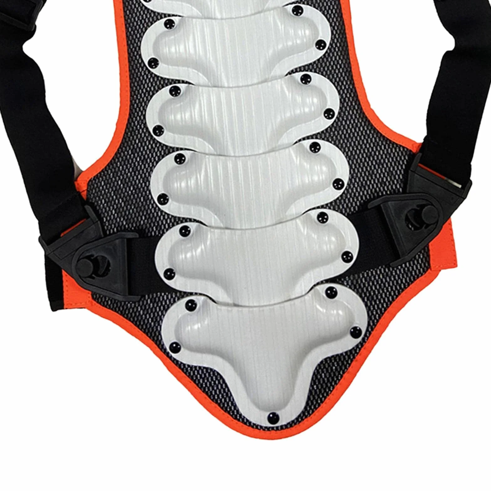 Paraschiena per bambini, per motocross, per equitazione, discesa, S, colore: bianco
