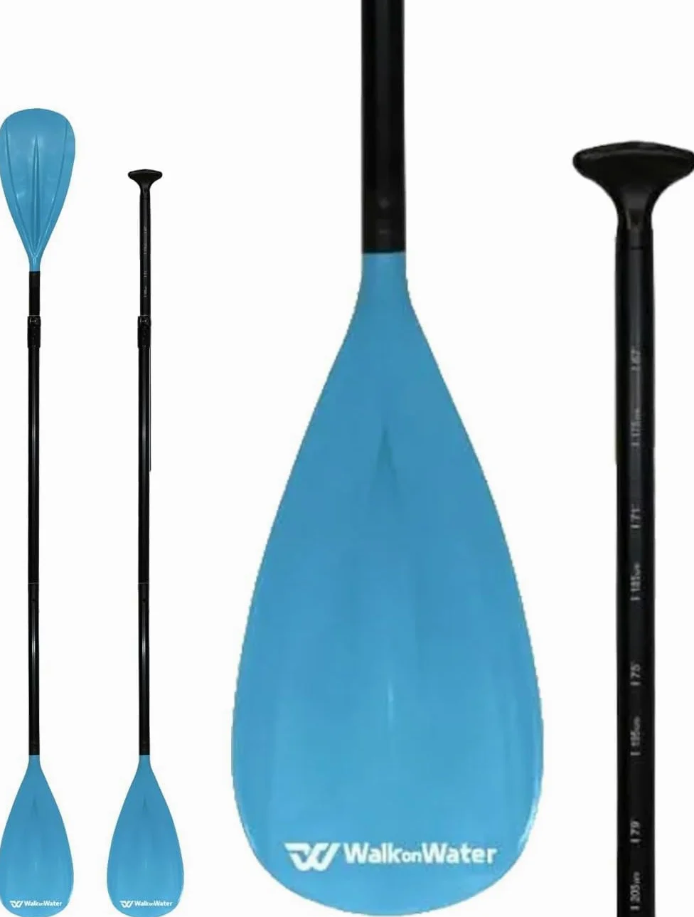 WOW Paddle Paddle 2 in 1 Paddle Rame Paddle Rame Staccabile 4 pezzi | Paddle Paddle Regolabile | Paddle Paddle Paddle Sup Facile da trasportare WalkOnWater