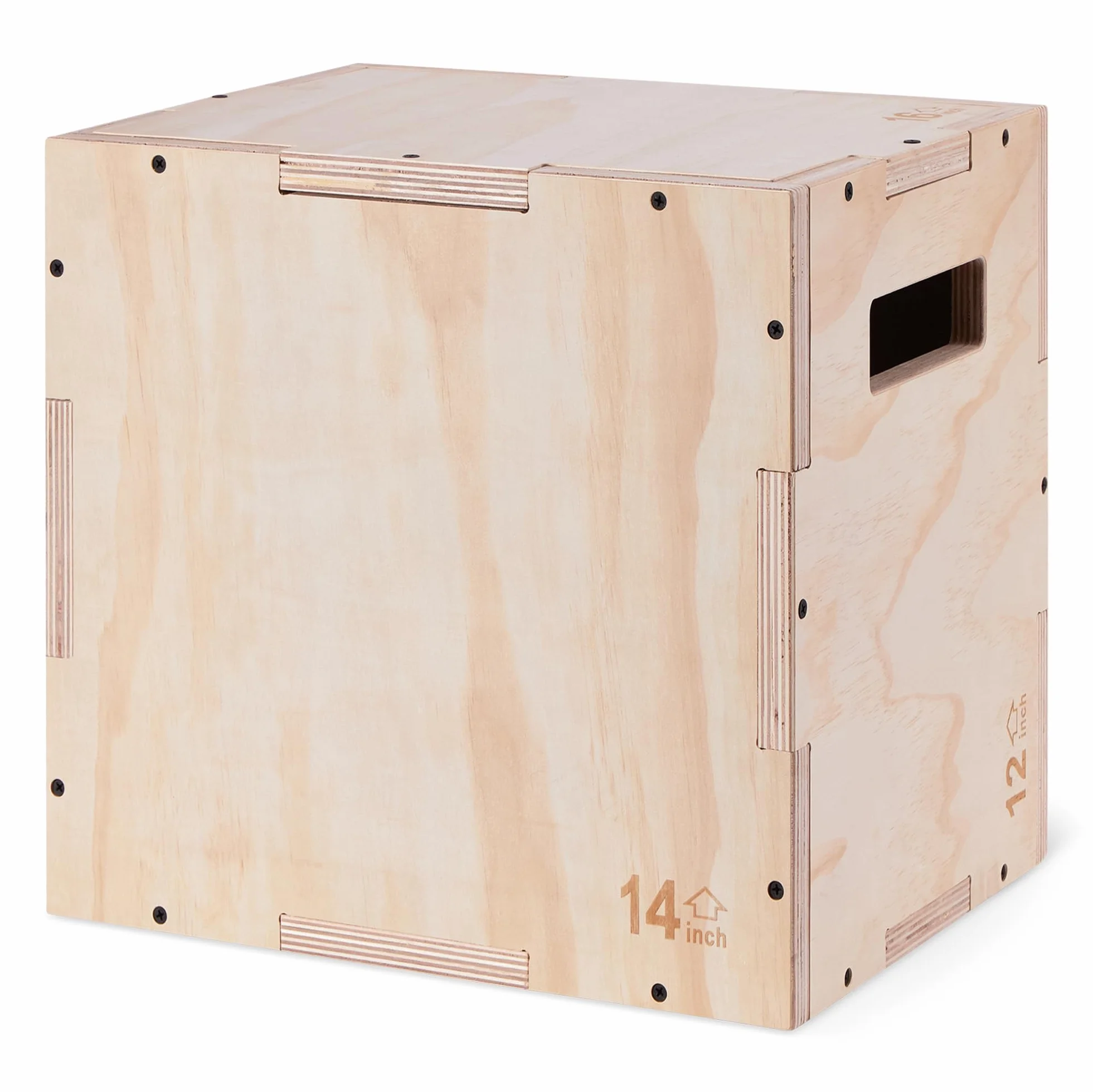 Amazon Basics Plyometric Jump Box, Plyo Box for Home Gym