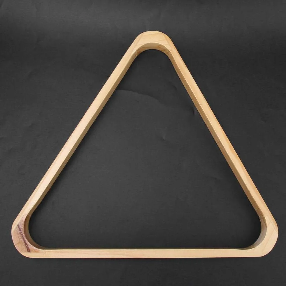 Biliardo Professionale in Legno Cornice Triangolare a Rombo Palle da Biliardo Treppiede Accessori