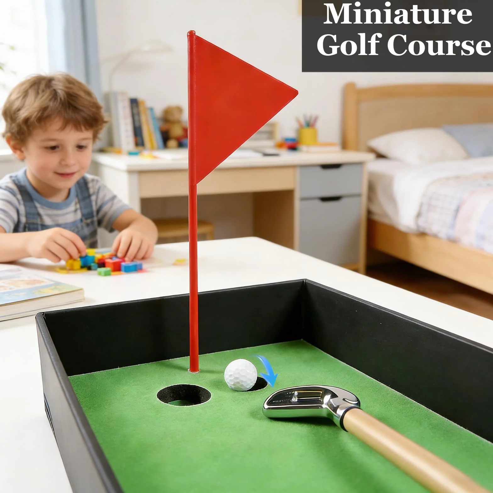 Set Regalo da Golf 3pcs Penne a Sfera con Scatola Nera per Uomini