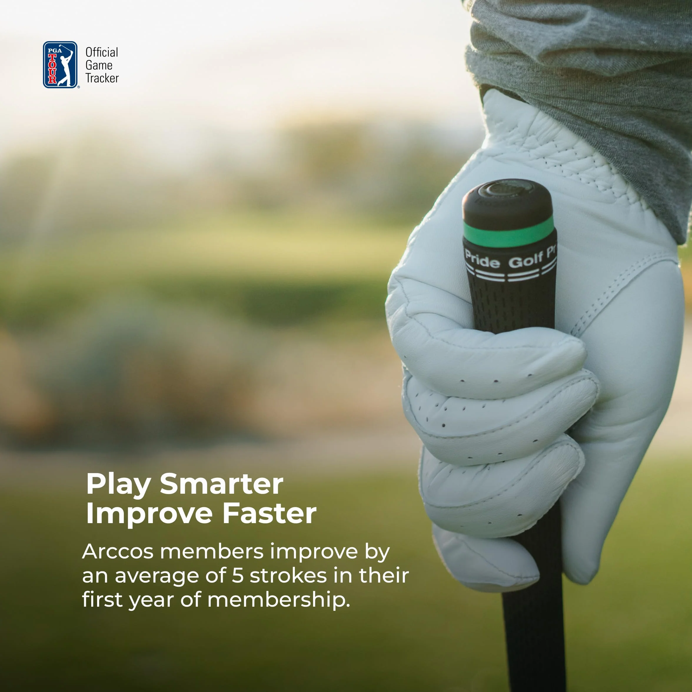 Arccos Sensori intelligenti Gen 4 Smoke: Sistema monitoraggio golf telemetro GPS AI Smart Club