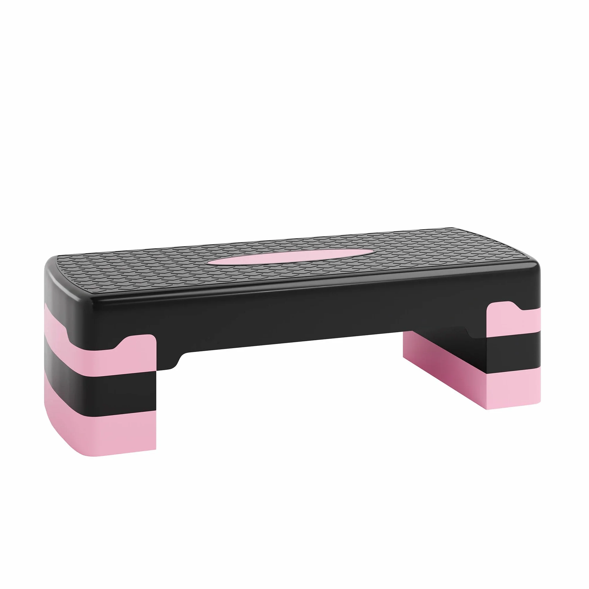 Ultrasport Step Fitness Aerobica Stepper Casa Antiscivolo Regolabile 3 Altezze Stepboard 68 x 28 cm Rosa