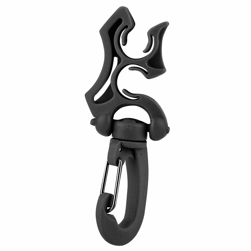 Gancio di Ritegno per Erogatore Portatubo per Immersione Subacquea Clip Sgancio Rapido Snorkeling