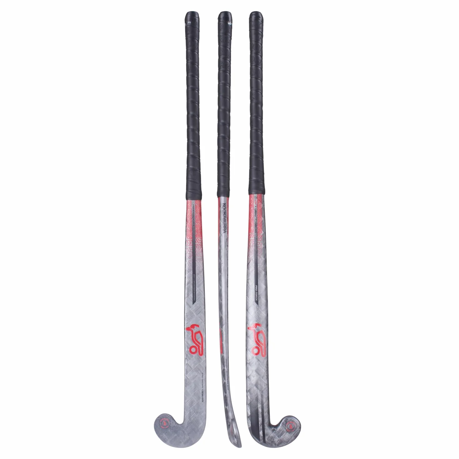 KOOKABURRA PRO Torch-Bastone da Hockey con Arco Basso, Nero, 37.5" Light