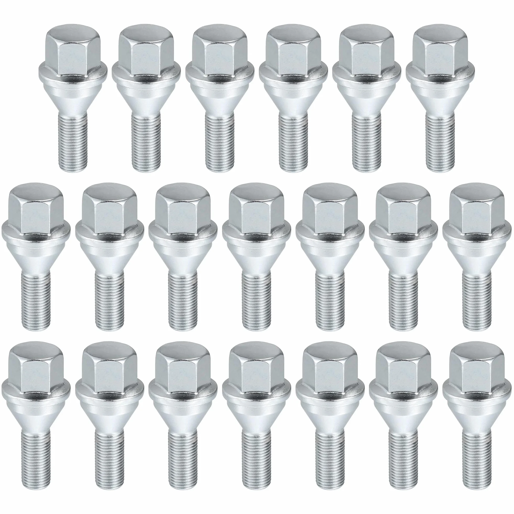 QUARKZMAN Bulloni Dado Ruota da 0,57" di Diametro Adatti per Mercedes-Benz - 20 Pezzi