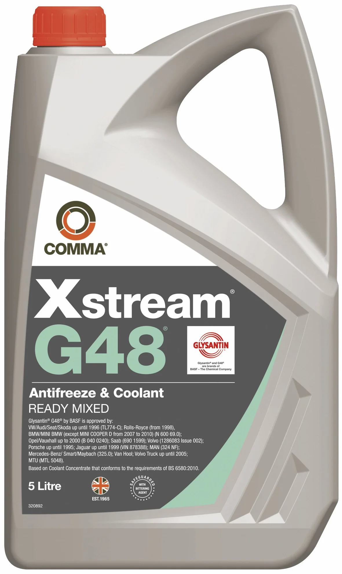 Comma XSG48 M5L Xstream G48 antigelo RTU 5 l