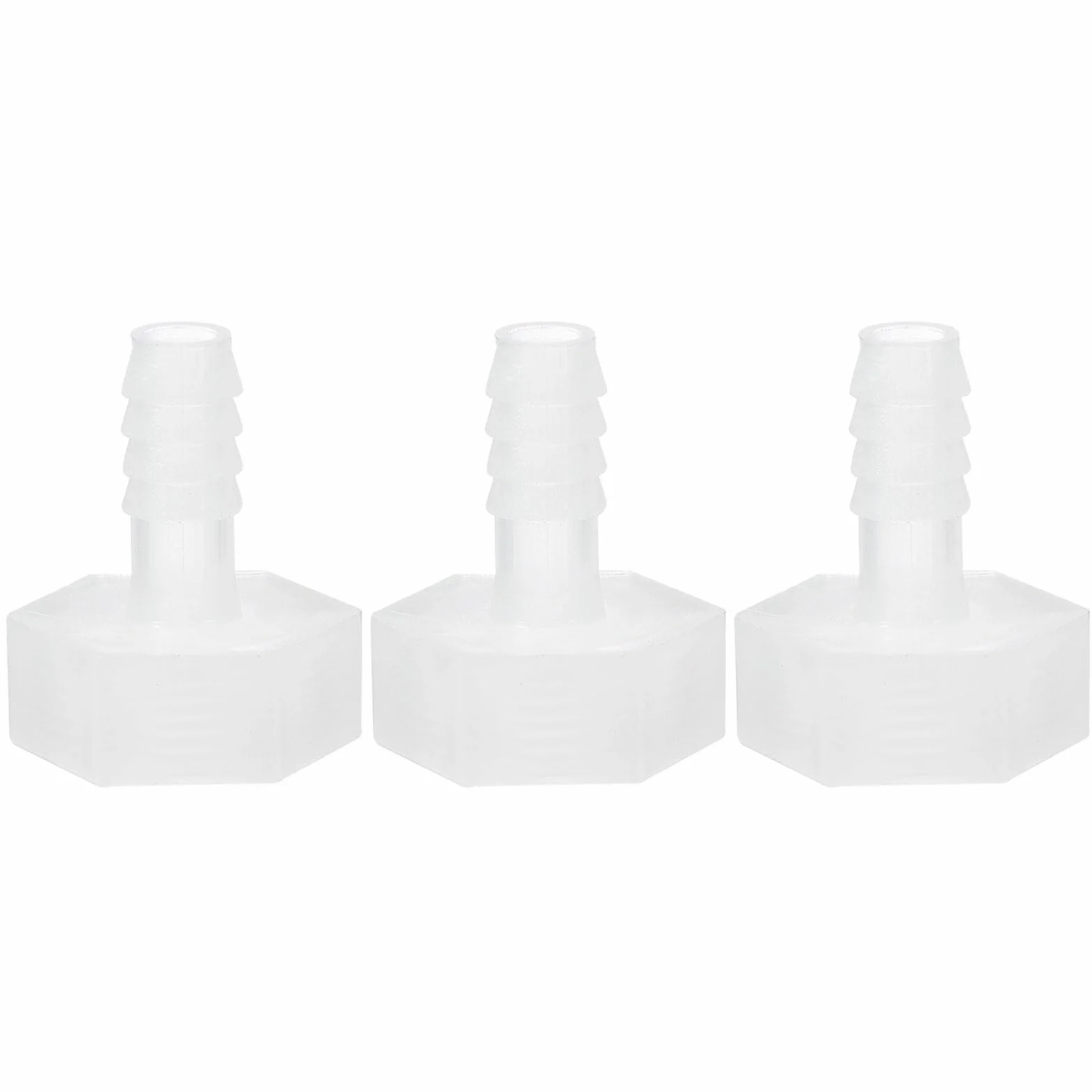 PATIKIL 3Pz Raccordi per Tubo Flessibile in Plastica, Attacco da 3/8" x Filettatura Femmina da 3/4" G per Acqua, Aria, Gas