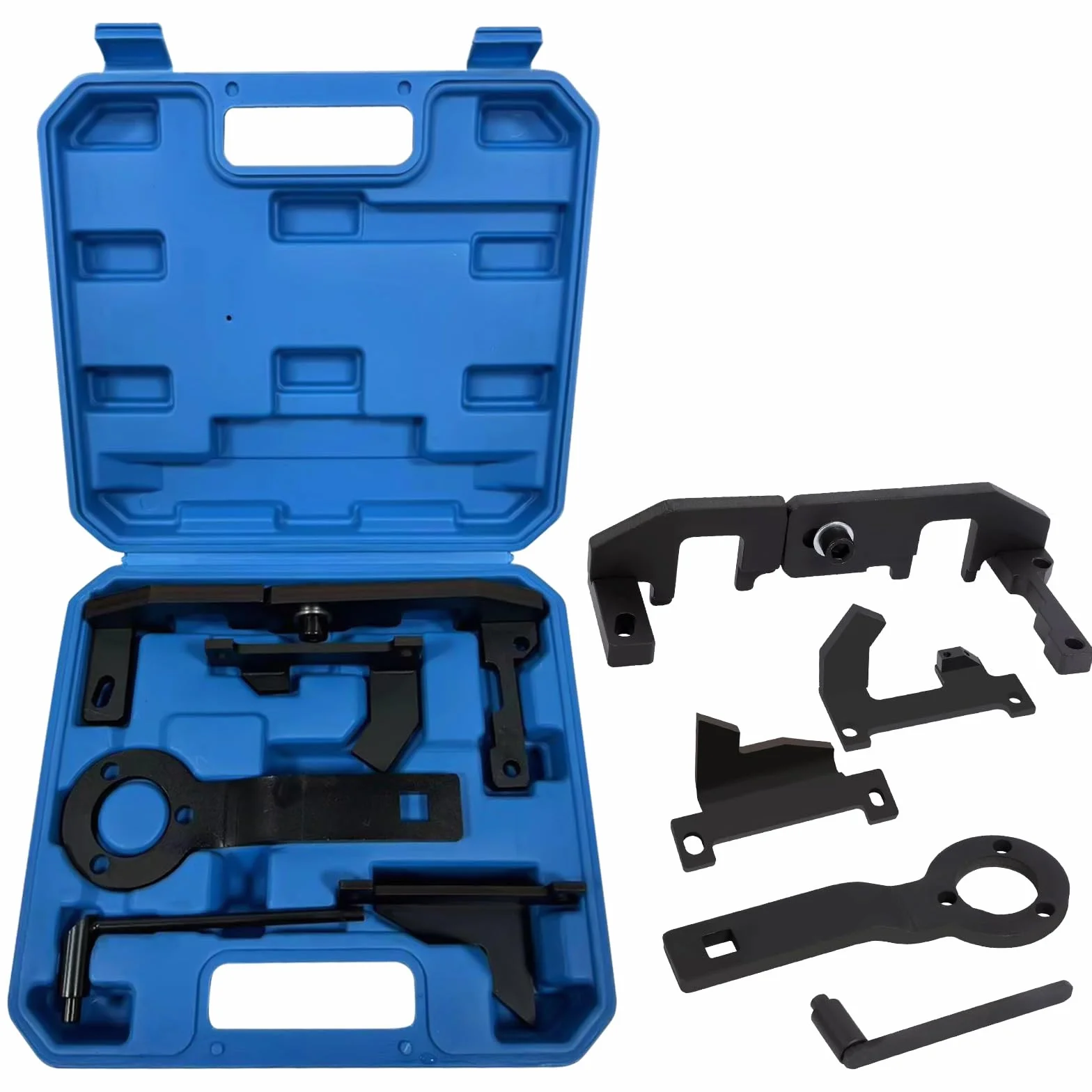 Kit Messa in Fase Motore Strumento Regolazione Compatibile con Peugeot 1.0 VTi 1.2 VTi 108 208 308 2008, Citroen, Opel, Toyota 1.0, 1.2, EB0 (ZMZ), EB2 (HMZ) 0109-2A, 0109-2B, 109-2B, 109-2C, 109-2D