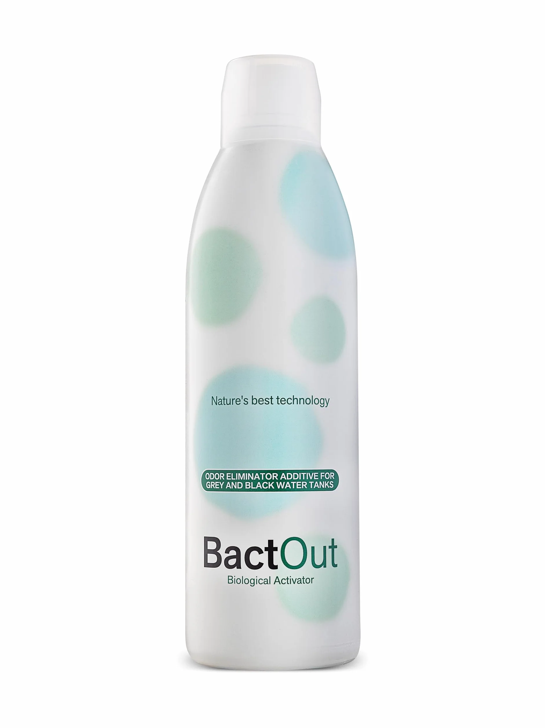 BactPro BactOut Additivo elimina odori per serbatoi acque nere e grigie 1L tappo dosatore
