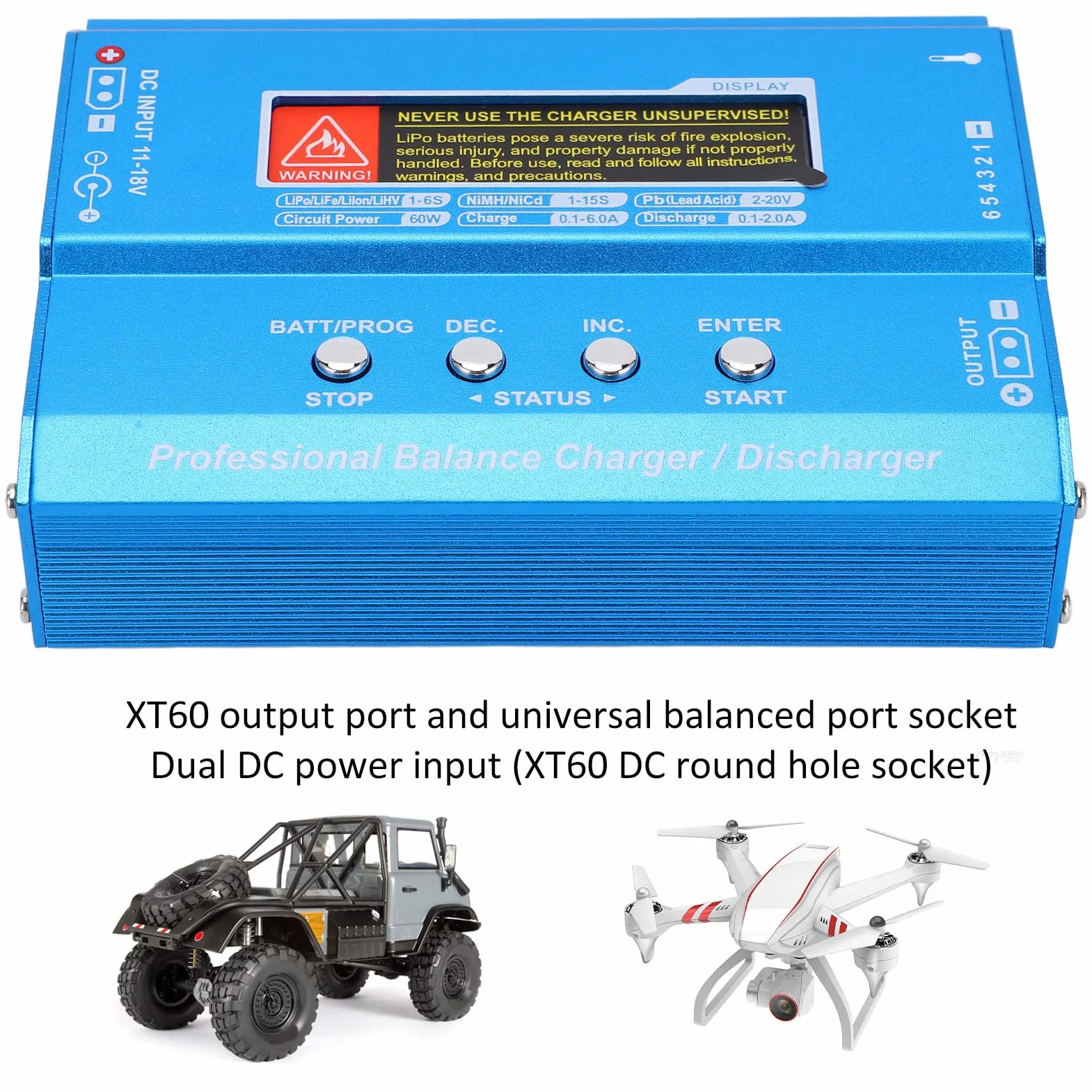 B6 V2 Lipo Battery Balance & Discharger 60W 6A
