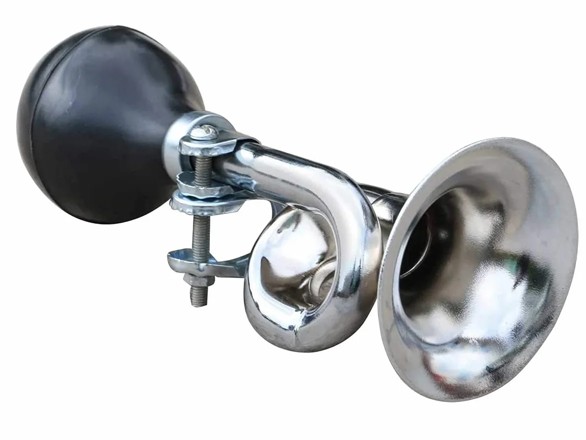 Trombetta Bici Bambini Forma Chiocciola Campanella Clacson da Manubrio 16cm