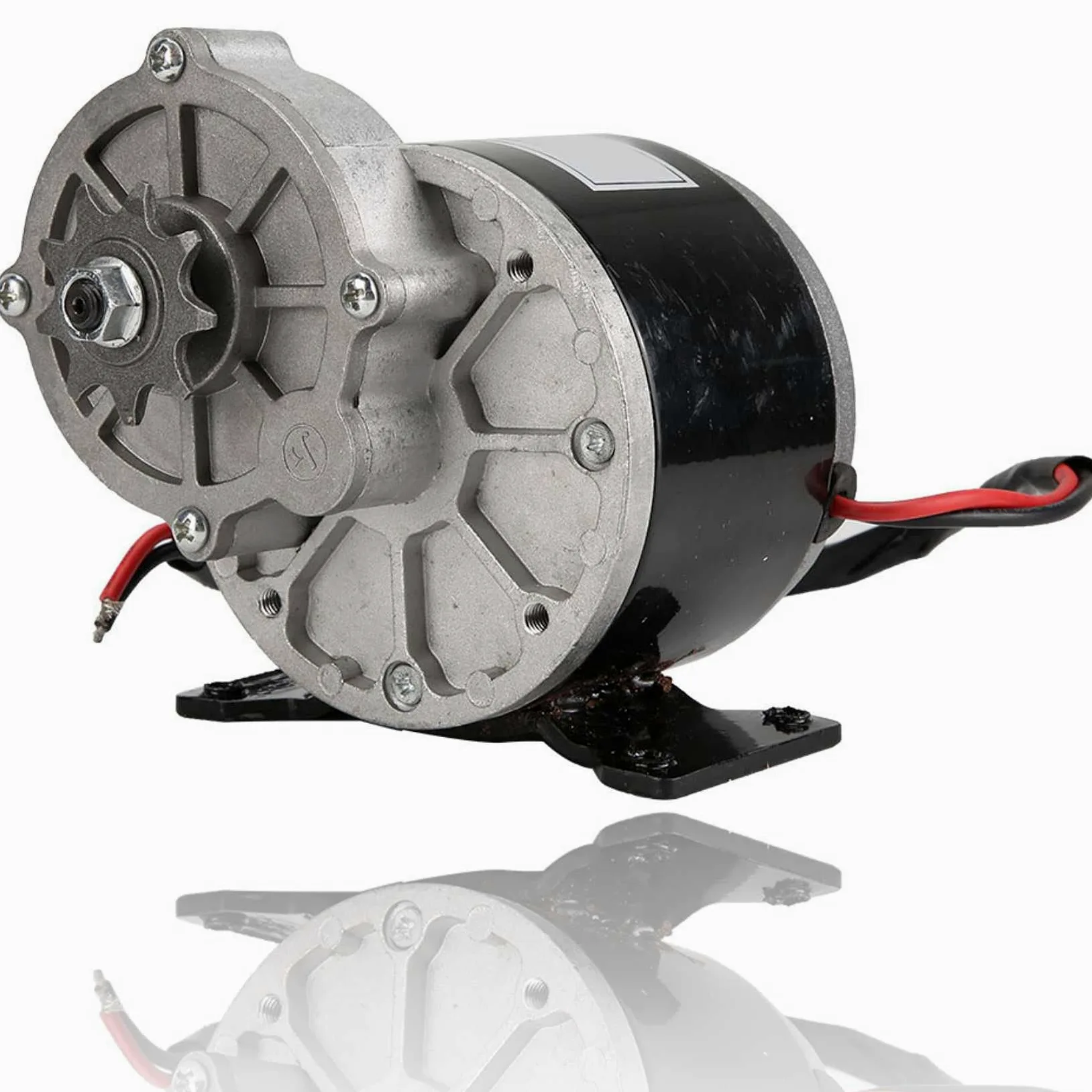 Motore elettrico con riduzione dell'ingranaggio 12V 250W motoriduttore dc 12v 250w riduttore motori CC, motore con pignone a 9 denti spazzolato, per scooter Gewerbe, Industrie & Wissenschaft