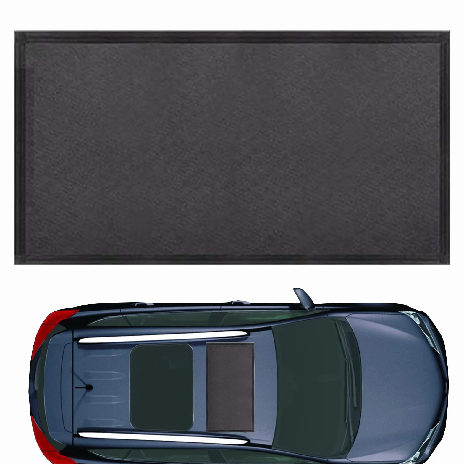 Copertura per tettuccio scorrevole impermeabile, copertura per auto, copertura magnetica in mesh per parasole, protezione UV impermeabile e traspirante per bloccare il calore, protezione UV