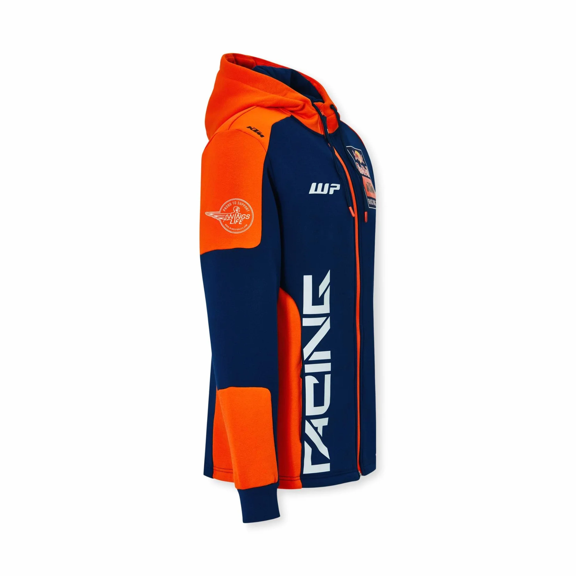 Red Bull Felpa con Cerniera Replica Team KTM Uomo Blu/Arancio Taglia S