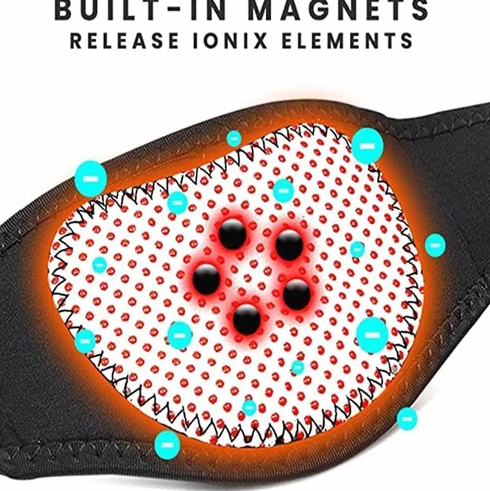 Slimmaionix Arm Trimmer Regolabile Tormalina Autoriscaldante Detoxing Shaper Bands per Braccia (Nero)