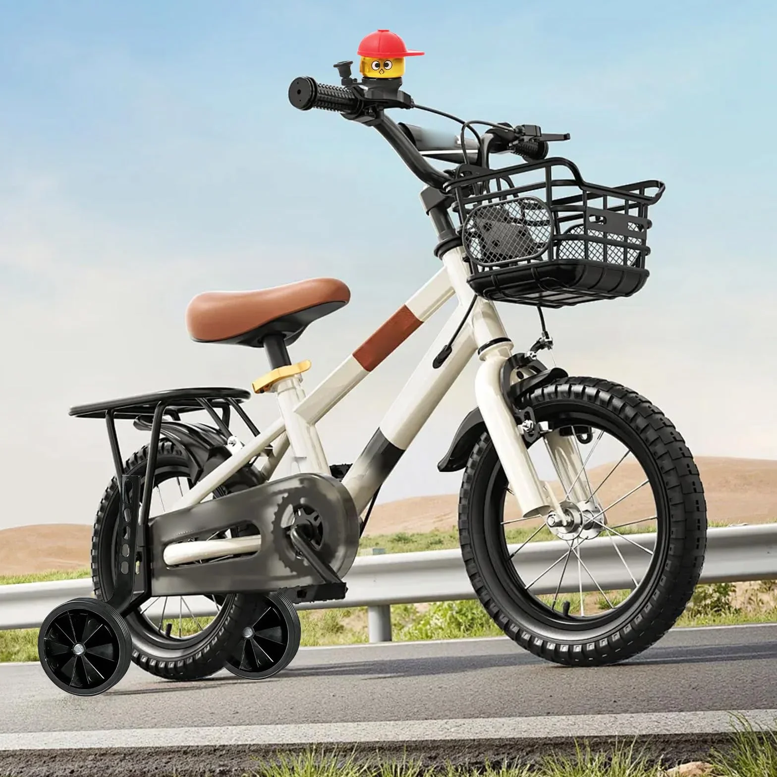 Bicicletta Ruote di Supporto Regolabili Universali 12-20 Pollici