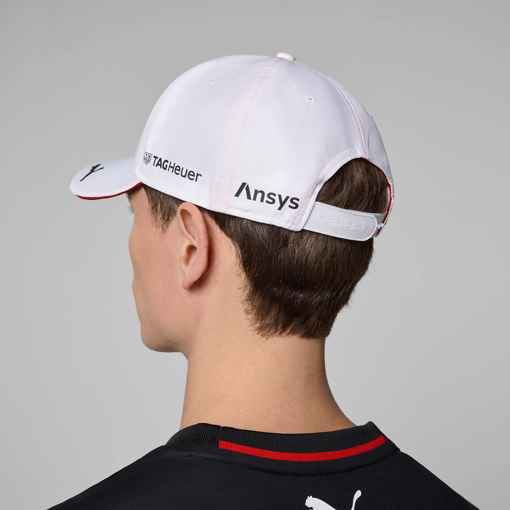 PUMA Porsche Motorsport Cappellino del Team con Visiera Curva e Loghi Porsche Motorsport