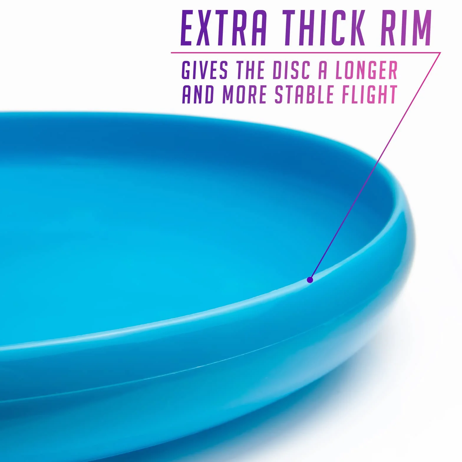 Indy Dirty Disc Frisbee 175 g Professionale Blu