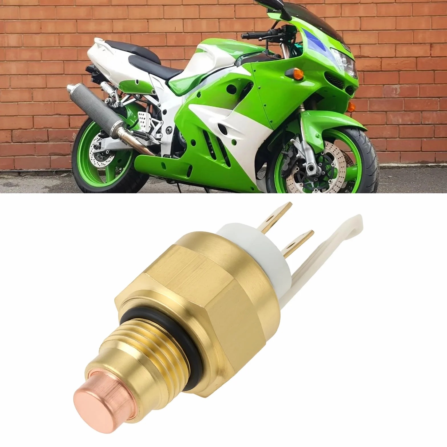 Termostatyczny Interruttore Ventola Radiatore Kawasaki ZX900 Ninja ZX-9R KLE500 27010-1249