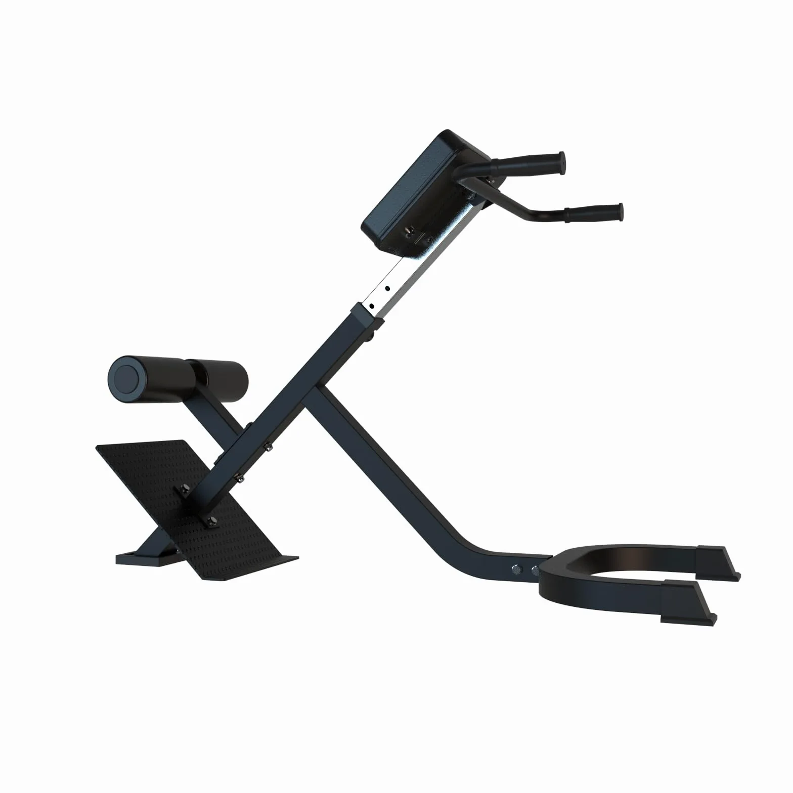 Bad Company Panca Hyperextension professionale a 45° I Back trainer I Panca romana per estensioni dorsali I BCA-05
