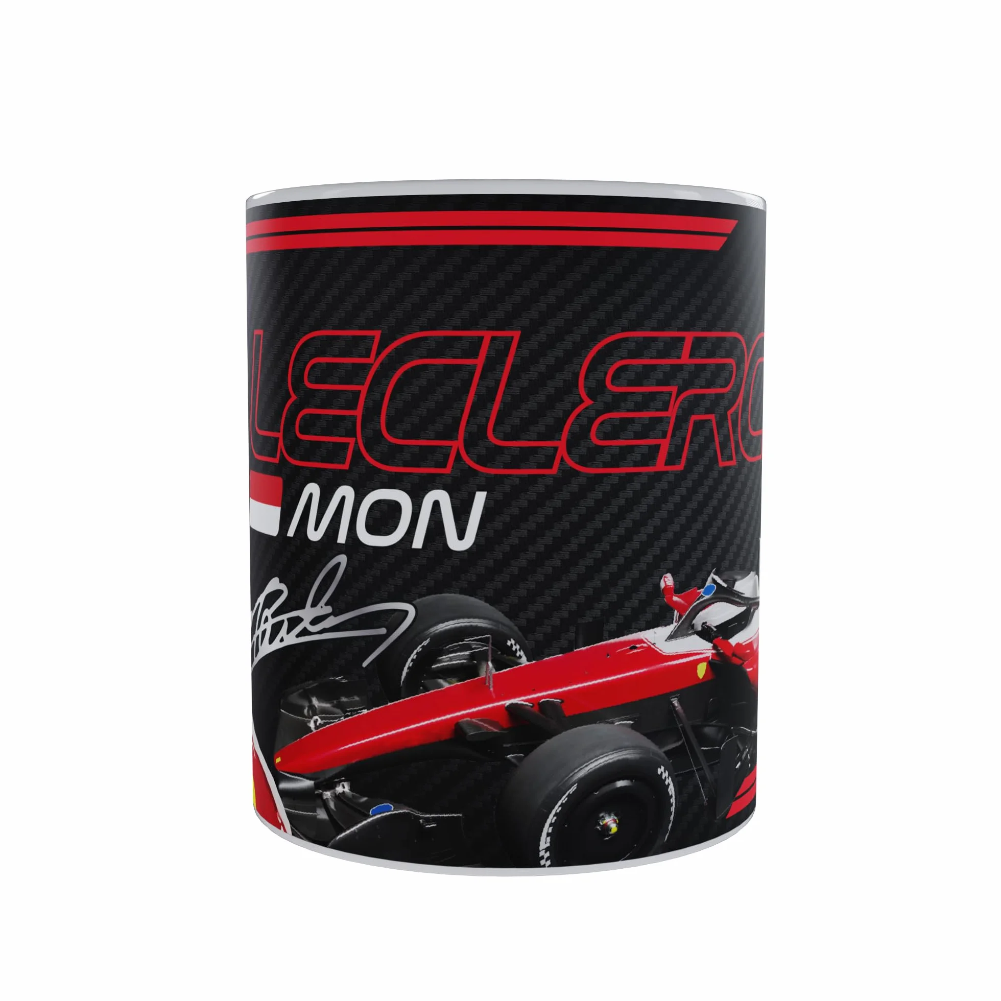 Partisan Leclerc Tazza in ceramica F1 325 ml Nero