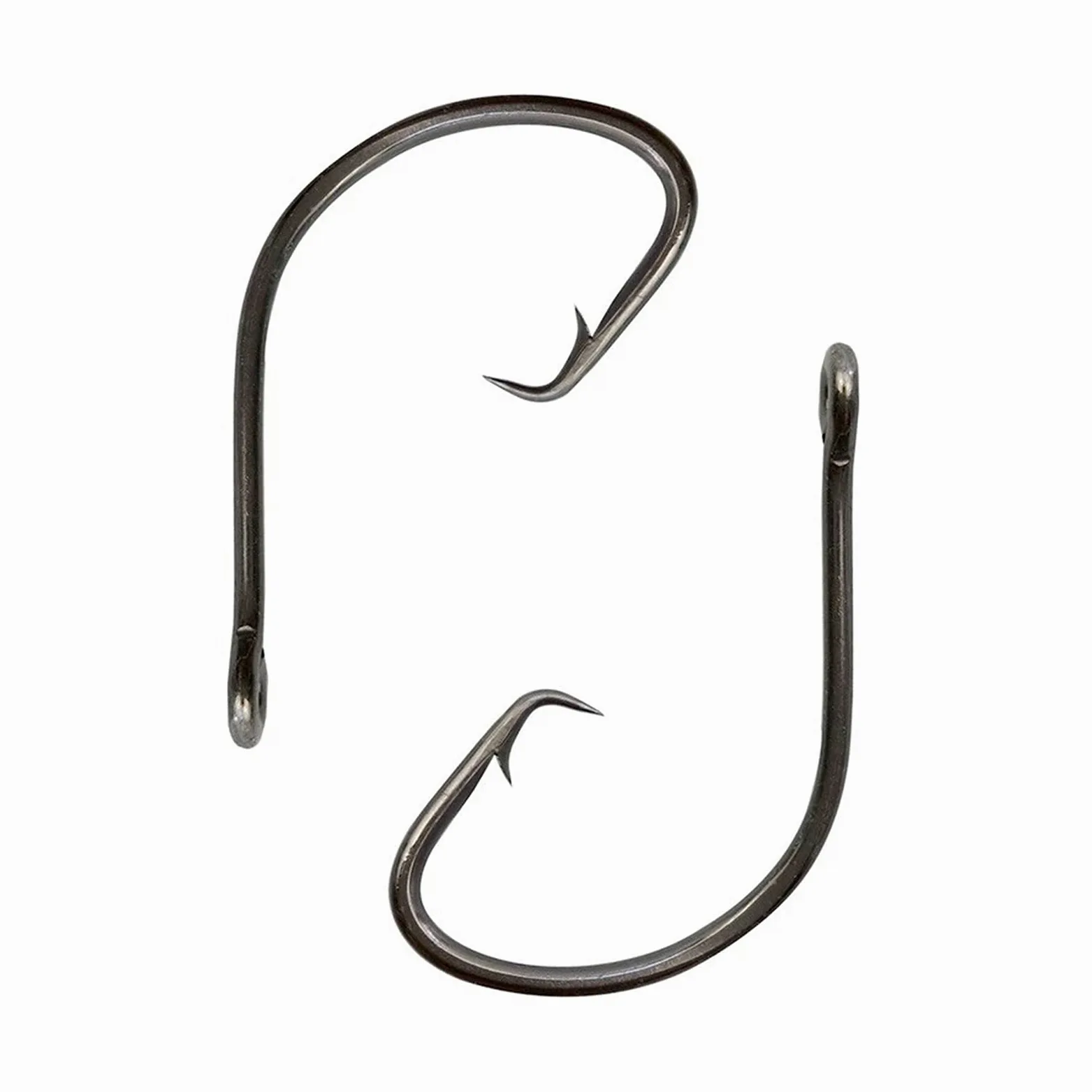 Ami da Pesca 200 Pezzi Nero Offset Sport Sport Bait Gancio da Pesca Amo da Pesca (Size : 10/0)