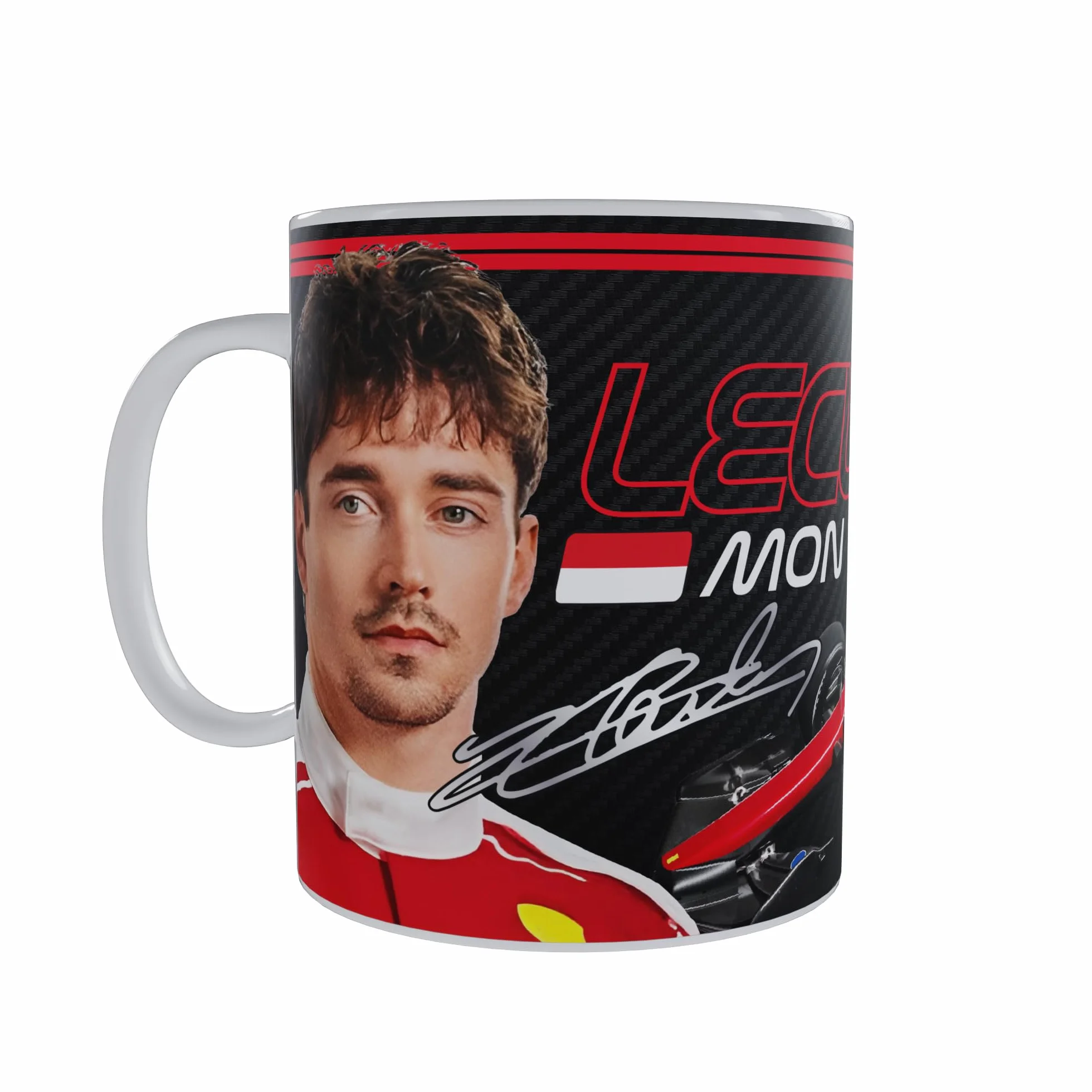 Partisan Leclerc Tazza in ceramica F1 325 ml Nero