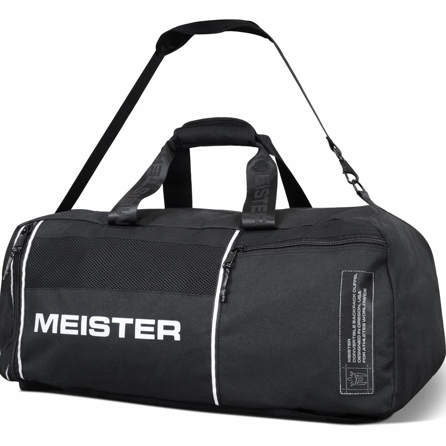 Meister ventilato Convertible Duffel Zaino Palestra Borsa Bagaglio a Mano