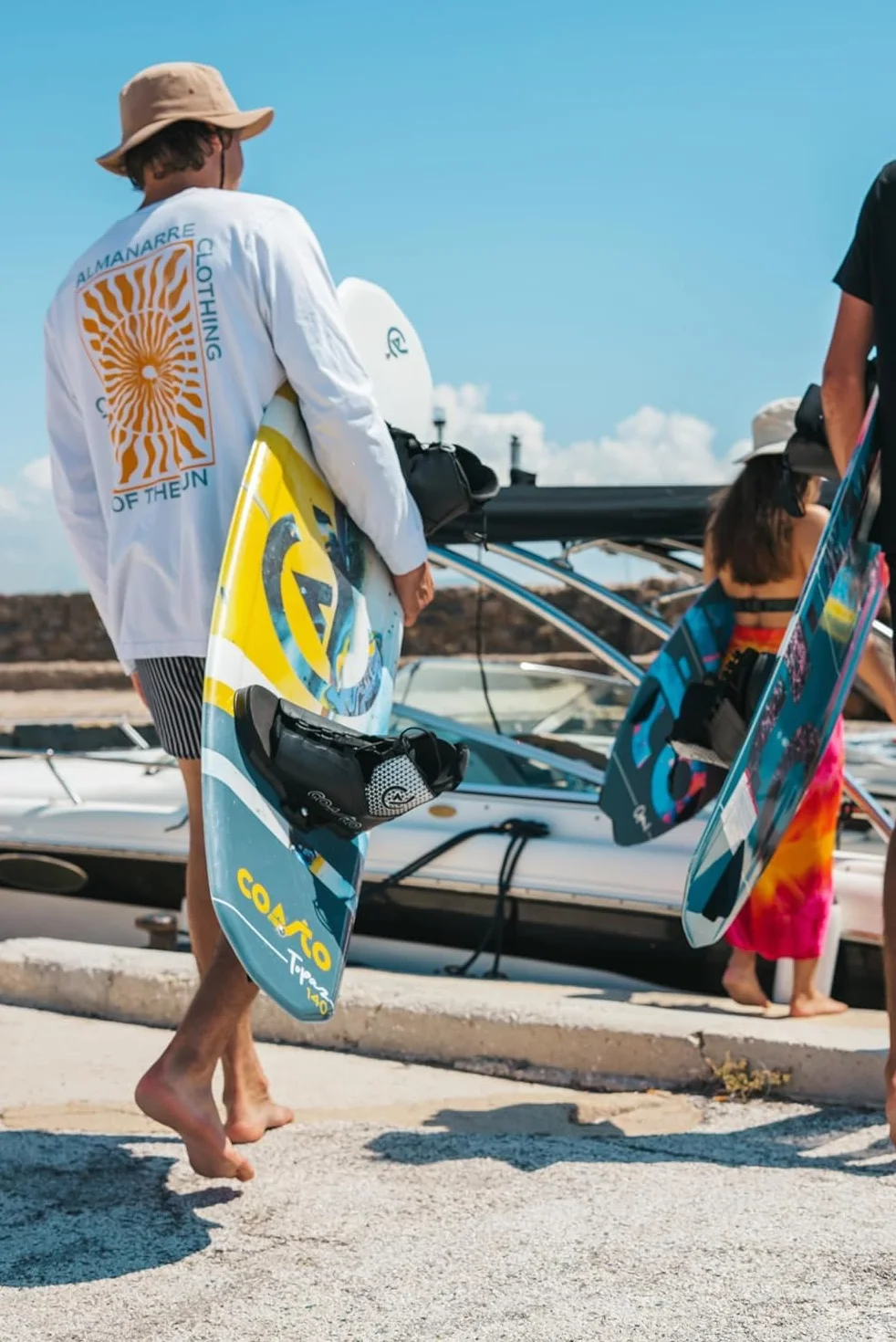 Brunelli COASTO Topaz 140 Wakeboard Package Flex manubrio rilegatura 39-46